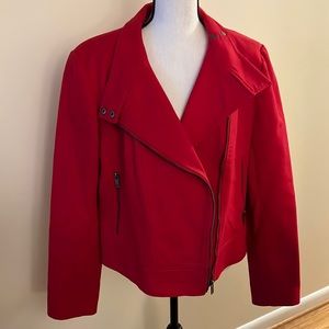 Red Banana Republic Motorcycle Jacket
